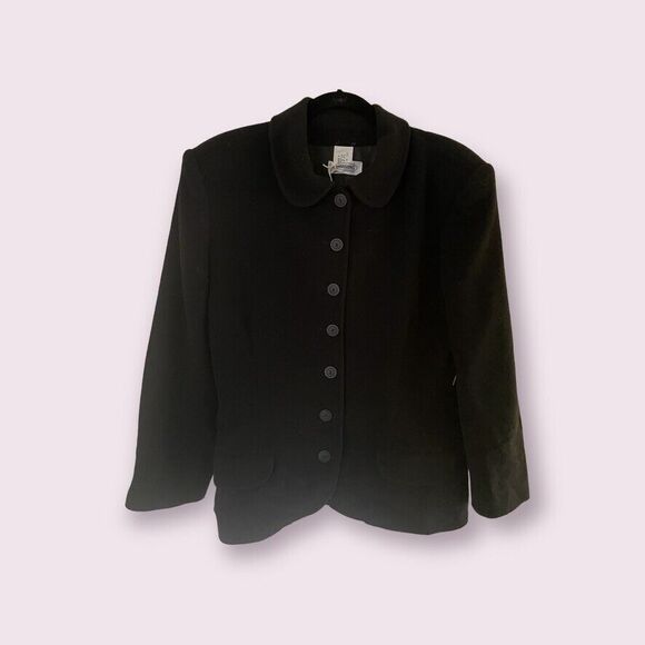 Missoni Donna Black Wool Jacket - Size 12 - Picture 1 of 4